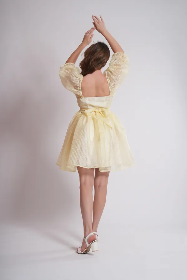 Women's_Pure_Cotton_Delilah_Dress_of_Lemon_Color_|_Comfortable_&_Elegant_Everyday_Wear