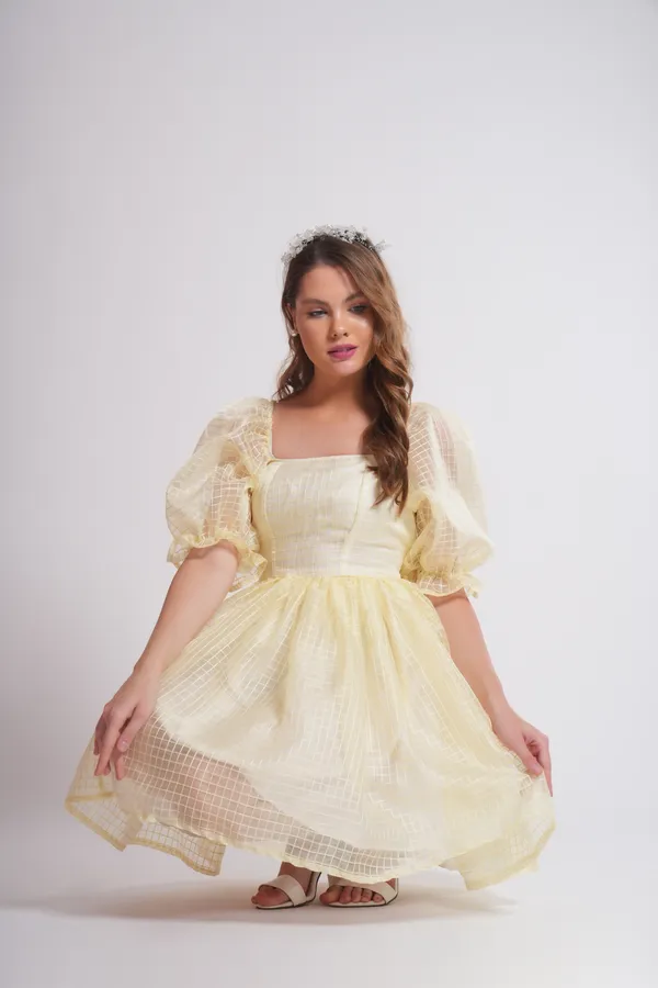 Women's_Pure_Cotton_Delilah_Dress_of_Lemon_Color_|_Comfortable_&_Elegant_Everyday_Wear