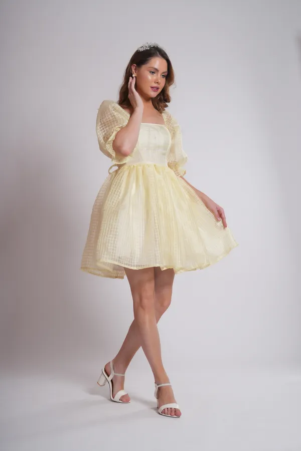 Women's_Pure_Cotton_Delilah_Dress_of_Lemon_Color_|_Comfortable_&_Elegant_Everyday_Wear
