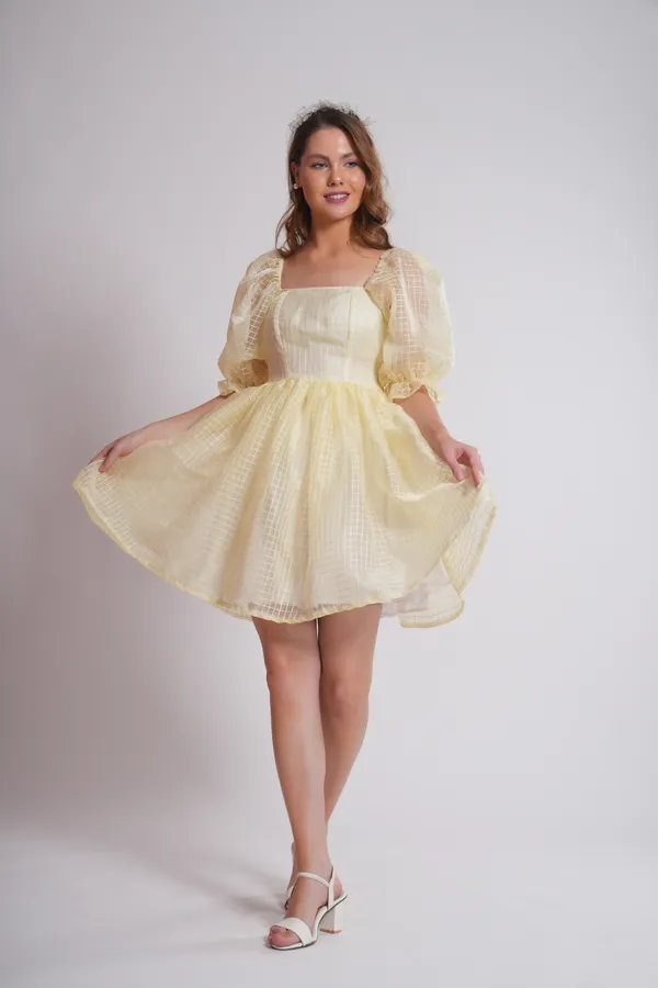 Women's_Pure_Cotton_Delilah_Dress_of_Lemon_Color_|_Comfortable_&_Elegant_Everyday_Wear