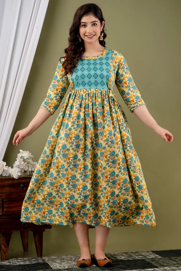Women'S_Pure_Cotton_Printed_Maternity_Dress_Of_Multicolour_|_Comfortable_And_Elegant_Everyday_Wear