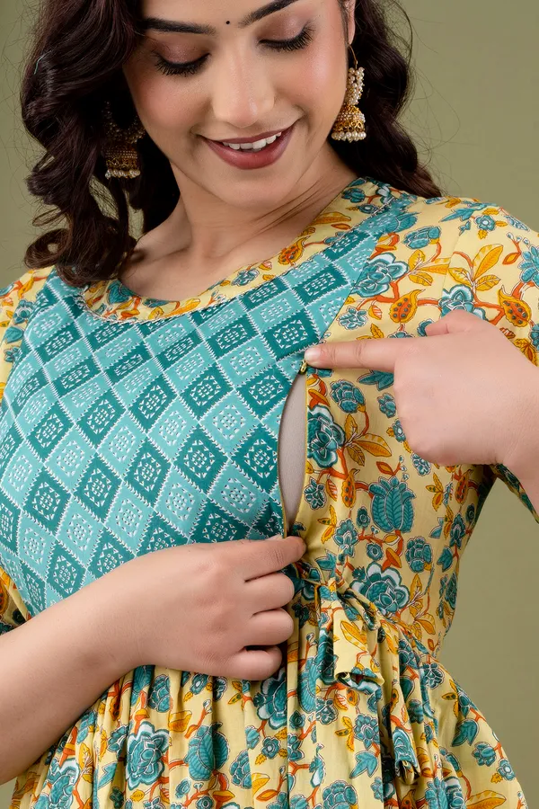 Women'S_Pure_Cotton_Printed_Maternity_Dress_Of_Multicolour_|_Comfortable_And_Elegant_Everyday_Wear
