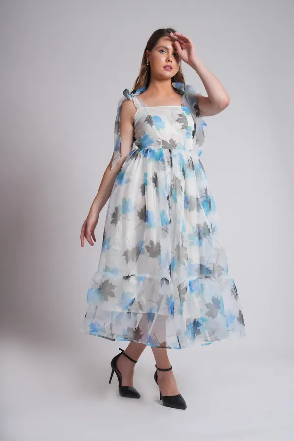 Women's_Pure_Cotton_Bloom_Dress_of_Black_Color_|_Comfortable_&_Elegant_Everyday_Wear