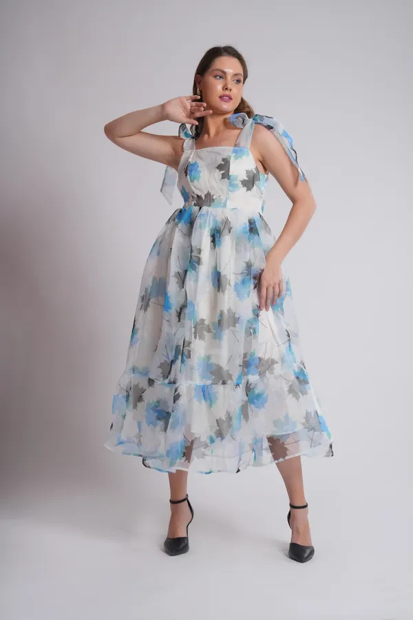 Women's_Pure_Cotton_Bloom_Dress_of_Black_Color_|_Comfortable_&_Elegant_Everyday_Wear