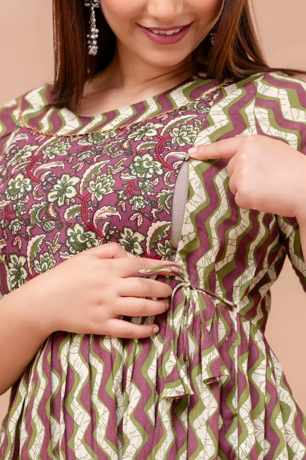 Women'S_Pure_Cotton_Printed_Maternity_Dress_Of_Multicolour_|_Comfortable_And_Elegant_Everyday_Wear