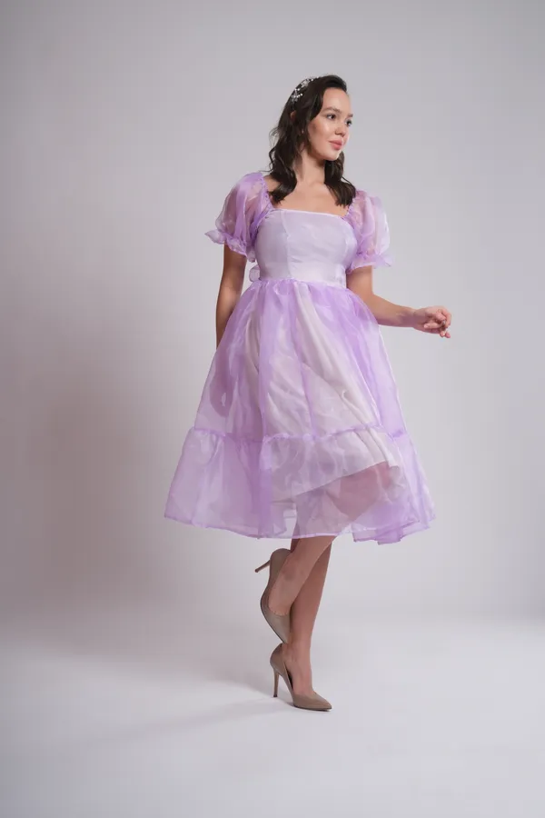 Women's_Pure_Cotton_Dress_of_Lavender_Color_|_Comfortable_&_Elegant_Everyday_Wear