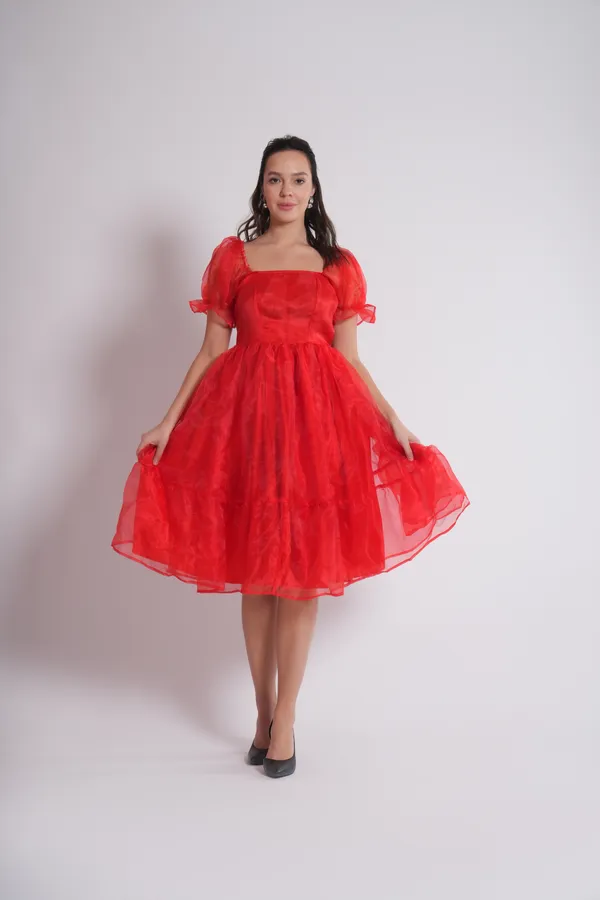Women's_Pure_Cotton_Cherie_Dress_of_Red_Color_|_Comfortable_&_Elegant_Everyday_Wear