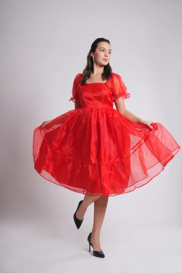 Women's_Pure_Cotton_Cherie_Dress_of_Red_Color_|_Comfortable_&_Elegant_Everyday_Wear