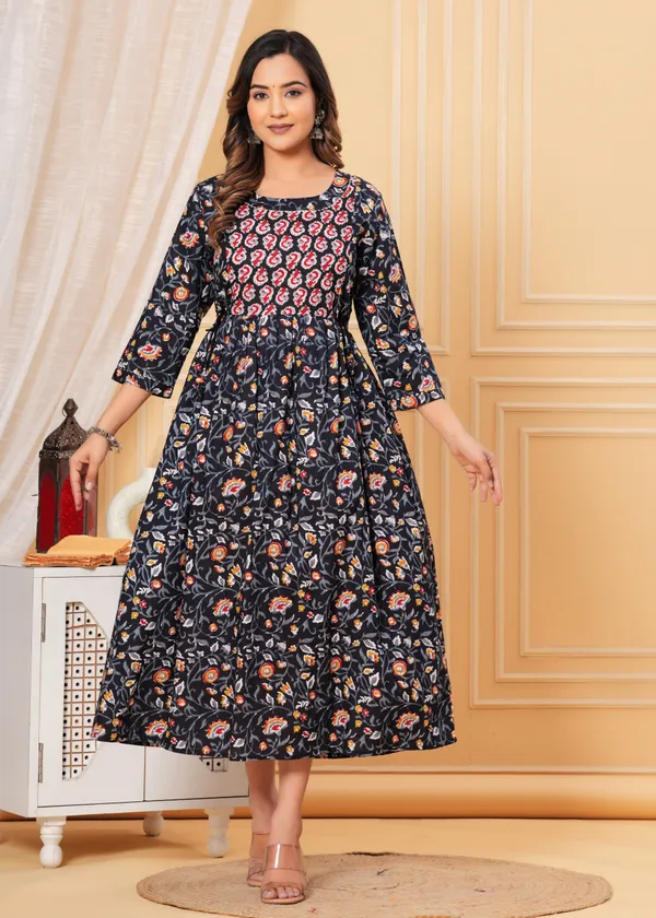 Women'S_Pure_Cotton_Printed_Maternity_Dress_Of_Multicolour_|_Comfortable_And_Elegant_Everyday_Wear