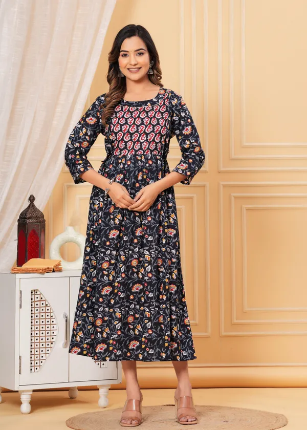 Women'S_Pure_Cotton_Printed_Maternity_Dress_Of_Multicolour_|_Comfortable_And_Elegant_Everyday_Wear