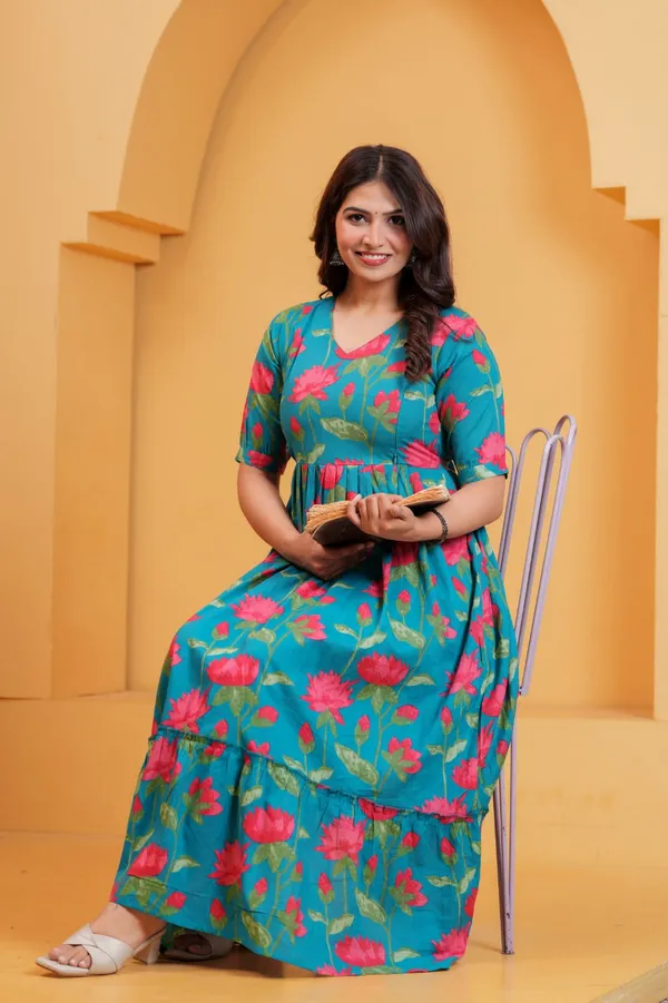 Women's_Pure_Cotton_Printed_Maternity_Kurti_of_Light_Blue_Color_|_Comfortable_&_Elegant_Everyday_Wear