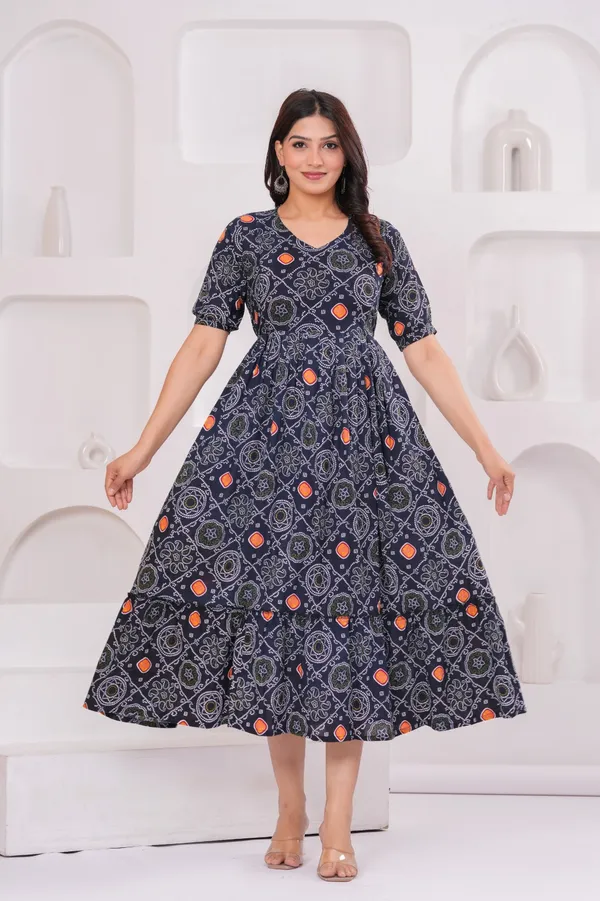 Women's_Pure_Cotton_Printed_Maternity_Kurti_of_Black_and_Purple_Color_|_Comfortable_&_Elegant_Everyday_Wear