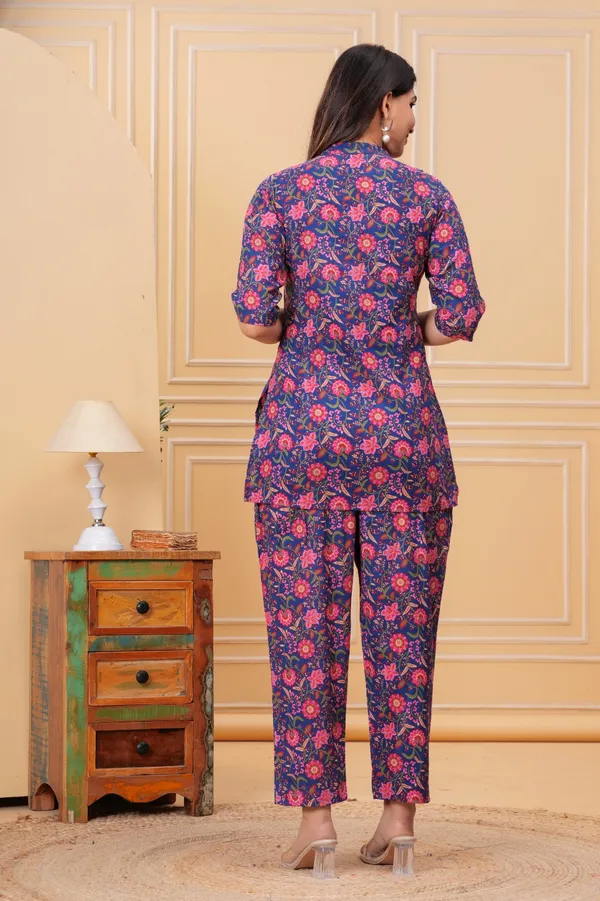 Women's_Pure_Cotton_Printed_Maternity_Co-ord_Set_of_Dark_Purple_Color_|_Comfortable_&_Elegant_Everyday_Wear