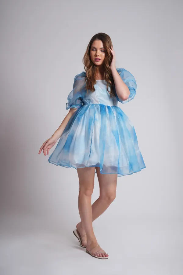 Women's_Pure_Cotton_Cerulean_Dress_of_Light_Blue_Color_|_Comfortable_&_Elegant_Everyday_Wear