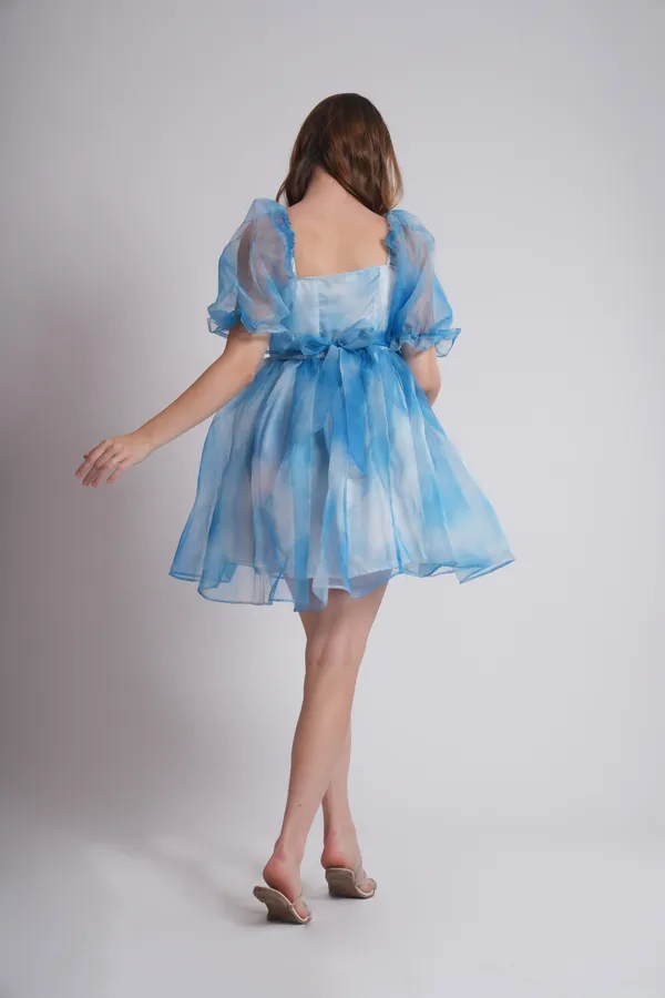 Women's_Pure_Cotton_Cerulean_Dress_of_Light_Blue_Color_|_Comfortable_&_Elegant_Everyday_Wear