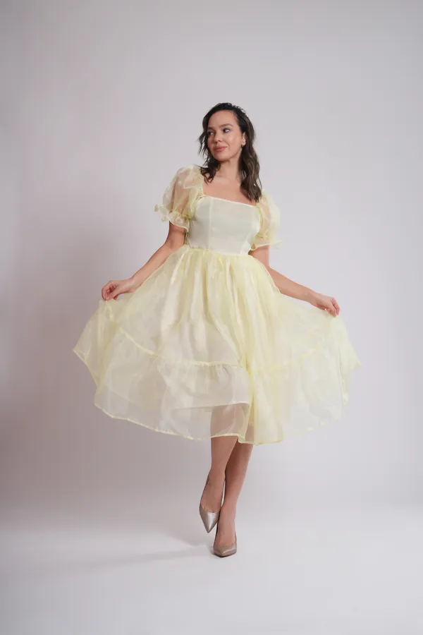 Women's_Pure_Cotton_Creme_Dress_of_Light_Yellow_Color_|_Comfortable_&_Elegant_Everyday_Wear