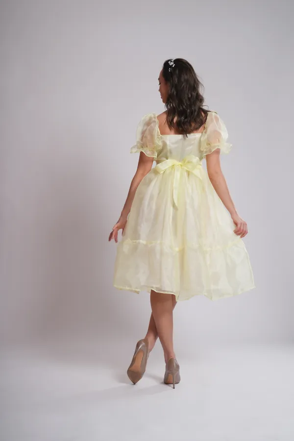 Women's_Pure_Cotton_Creme_Dress_of_Light_Yellow_Color_|_Comfortable_&_Elegant_Everyday_Wear
