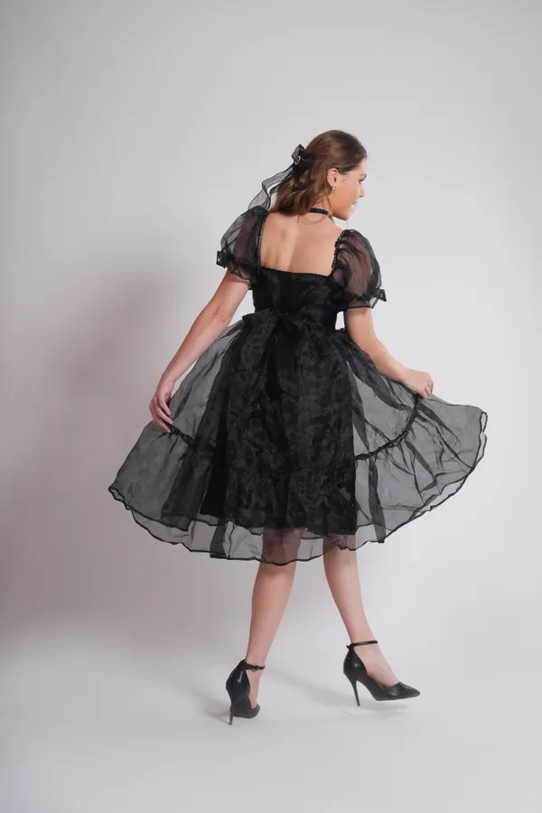 Women's_Pure_Cotton_Raven_Dress_of_Black_Color_|_Comfortable_&_Elegant_Everyday_Wear