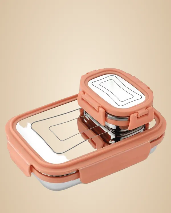 Peach_Fusion_Iv_Stainless_Steel_Tiffin_For_Kid_2_Containers_Office_Lunch_Box_(1100_Ml)