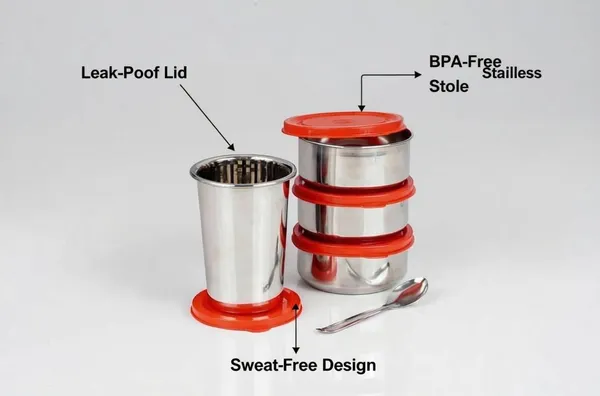 Red_Stainless_Steel_Lunch_Box_Set_With_Insulated_Carry_Bag_,_3_Round_Containers_And_Stainless_Steel_Glass_With_Red_Leak-Resistant_Lids_&_Spoon_,_For_Office,_School,_Travel