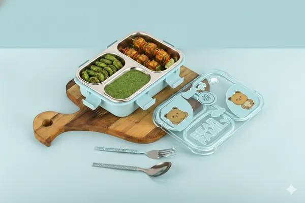 Sky_Blue_Premium_Bear_Family_Kids_Lunch_Box_With_Fork_&_Spoon_,_Bpa-Free_Airtight_Tiffin_With_3_Compartments_&_Leakproof_Lid_,_Durable_Microwave-Safe_&_Freezer-Safe_Food_Storage_Box_,_Cute_Cartoon_Design_For_School,_Picnic_&_Travel