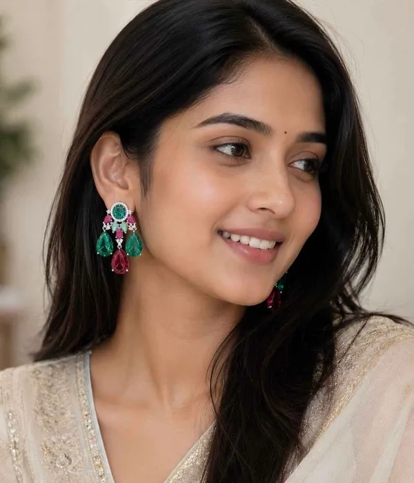 Green_And_Red_Stone_Chandbali_Earrings_For_Women
