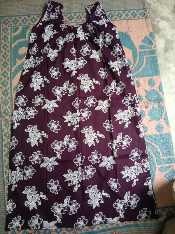Purple_Cotton_Floral_Print_Sleeveless_Nighty_For_Women