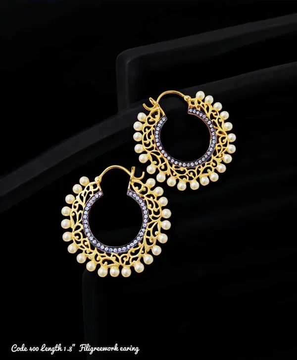 Gold_Filigree_Chandbali_Hoop_Earrings_For_Women