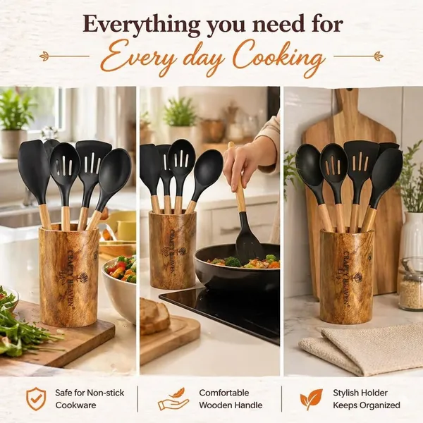 Silicone_Spatula_Set_With_Wooden_Holder
