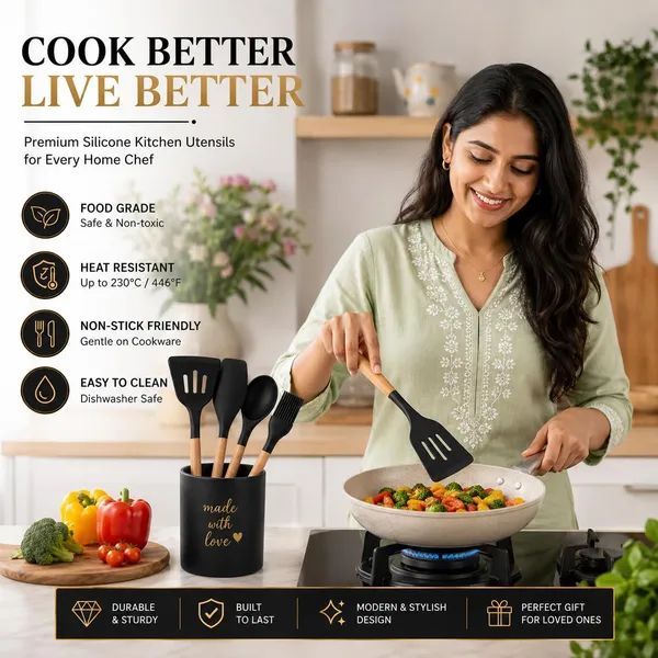 Silicone_Kitchen_Utensils_Set_With_Wooden_Handle