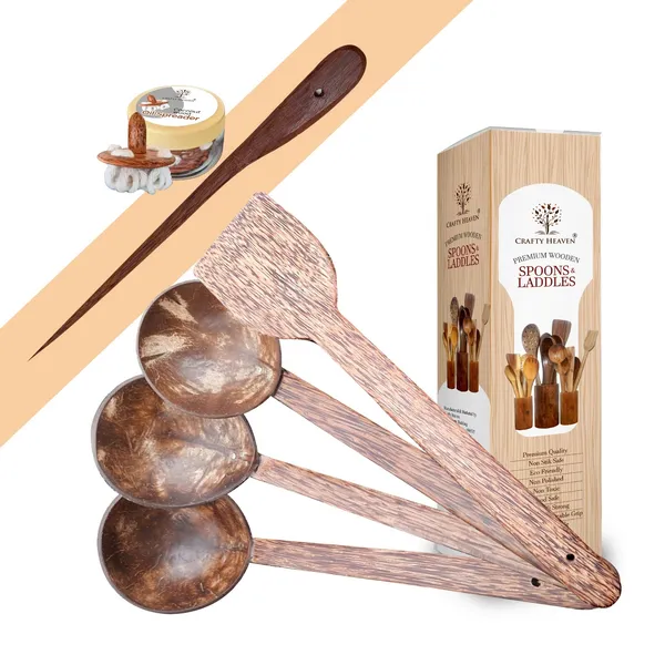 Brown_Coconut_Spoon_For_Cooking_Lakdi_Chamach_Handmade_Kitchen_Utensils_Nonstick_Safe_Include_Serving_Wooden_Ladle_Spatula_Oil_Spreader_Papad_Pin_(Set_Of_6)
