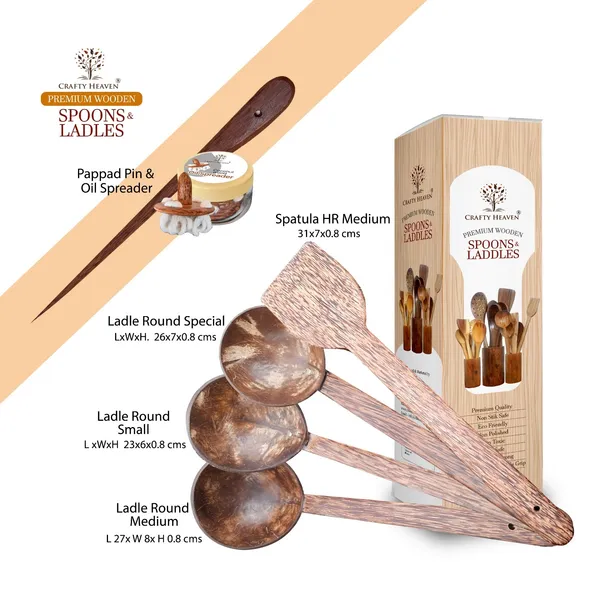 Brown_Coconut_Spoon_For_Cooking_Lakdi_Chamach_Handmade_Kitchen_Utensils_Nonstick_Safe_Include_Serving_Wooden_Ladle_Spatula_Oil_Spreader_Papad_Pin_(Set_Of_6)