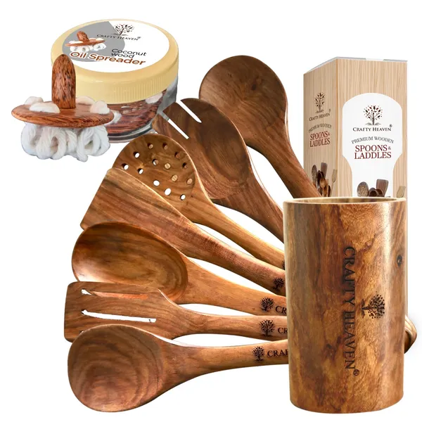 Brown_Natural_Handmade_Cooking_Spoon_Sheesham_Wood_Utensils_(Set_Of_9)