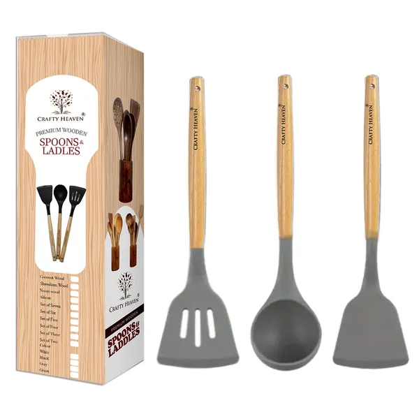 Grey_Wooden_Handle_Silicone_Spatula_Set_For_Kitchen_(Set_Of_3)