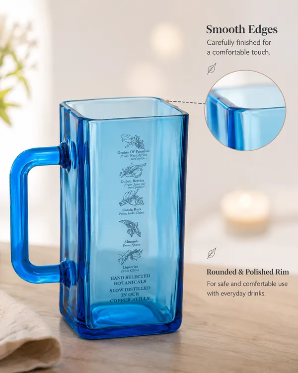 Upcycled_Bombay_Sapphire®_Blue_Bottle_Mug_–_550_ML_|_With_Handle