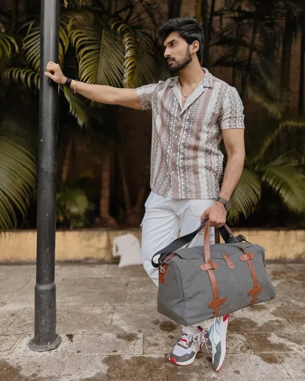 Upcycled_Canvas_Duffel_Travel_Bag_–_Black