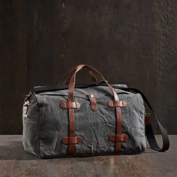 Upcycled_Canvas_Duffel_Travel_Bag_–_Black
