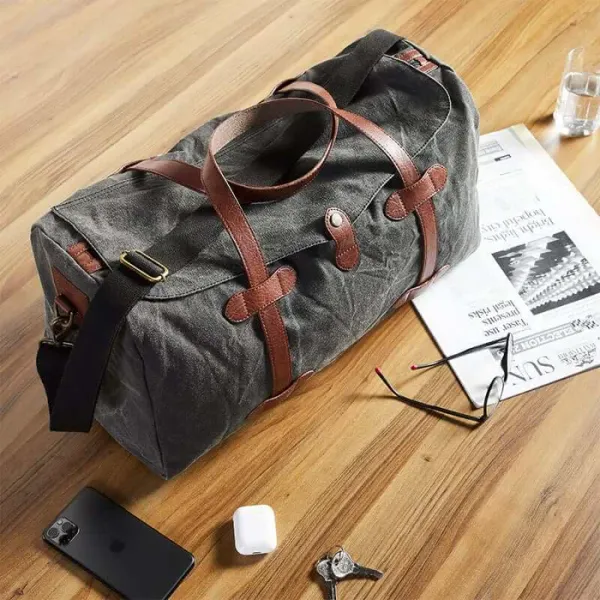 Upcycled_Canvas_Duffel_Travel_Bag_–_Black