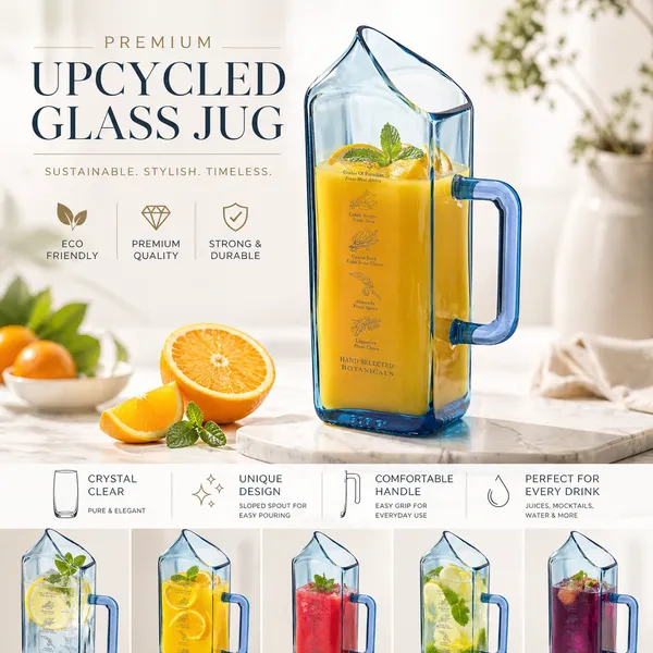 Light_Blue_Bombay_Sapphire_Jug_With_Handle