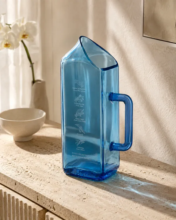 Light_Blue_Bombay_Sapphire_Jug_With_Handle