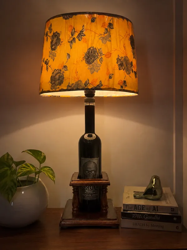 Skull_Bottle_Upcycled_Table_Lamp_with_Handcrafted_Wooden_Stand