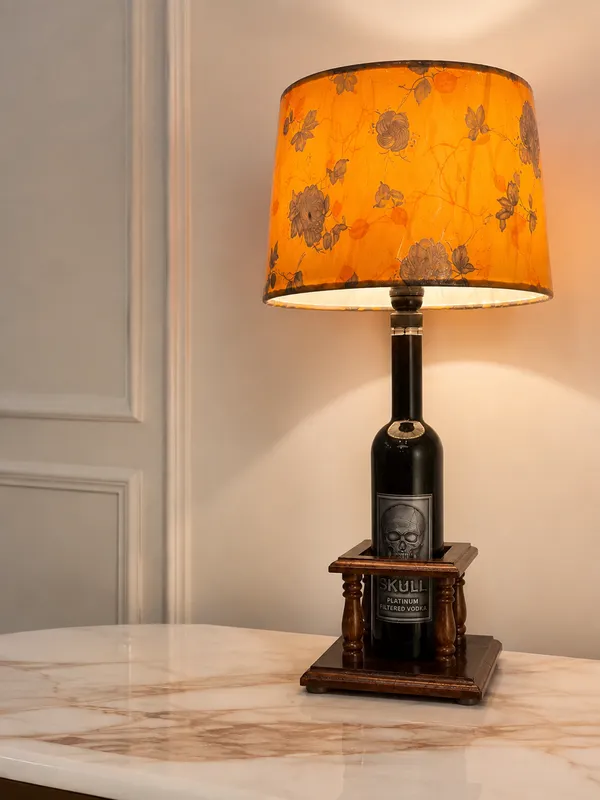 Skull_Bottle_Upcycled_Table_Lamp_with_Handcrafted_Wooden_Stand