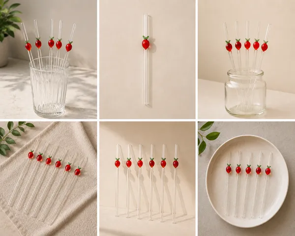 Artisan_Handcrafted_Glass_Straws_(Featuring_the_Strawberry_Design)_-_Set_of_6