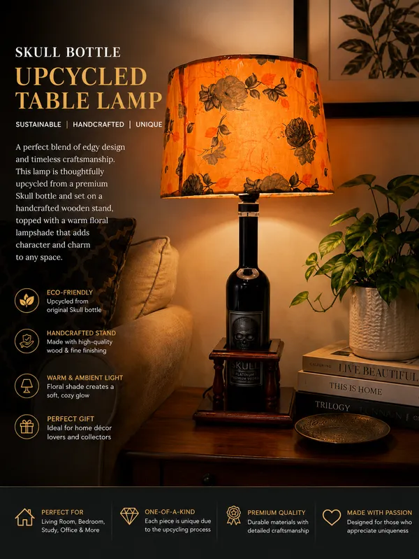 Skull_Bottle_Upcycled_Table_Lamp_with_Handcrafted_Wooden_Stand