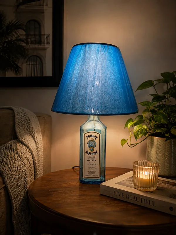 Upcycled_Bombay_Sapphire_Bottle_Table_Lamp
