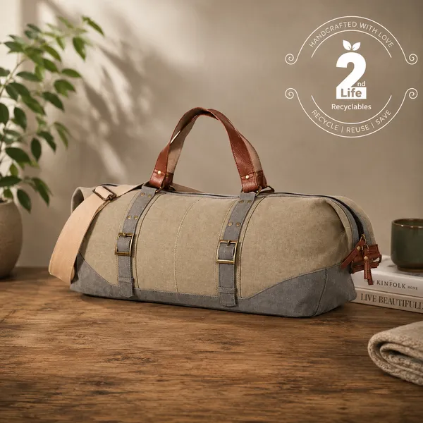 Upcycled_Canvas_Duffel_Travel_Bag_–_Brown
