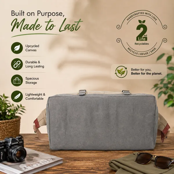 Upcycled_Canvas_Duffel_Travel_Bag_–_Brown