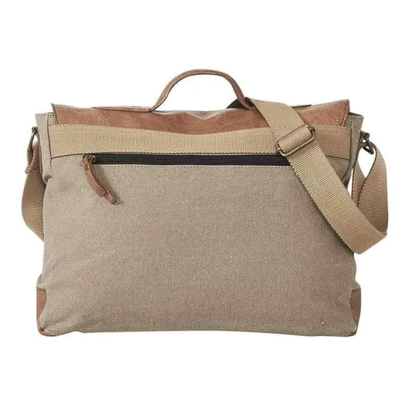Upcycled_Canvas_Flap_Messenger_Laptop_Bag_for_Men_&_Women_–_Brown