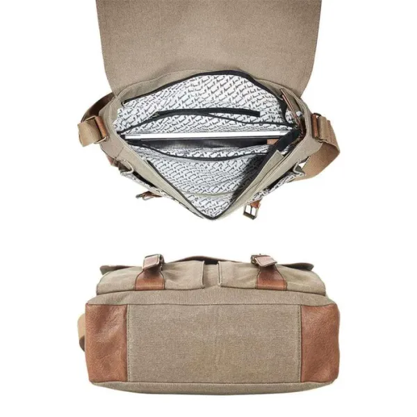 Upcycled_Canvas_Flap_Messenger_Laptop_Bag_for_Men_&_Women_–_Brown