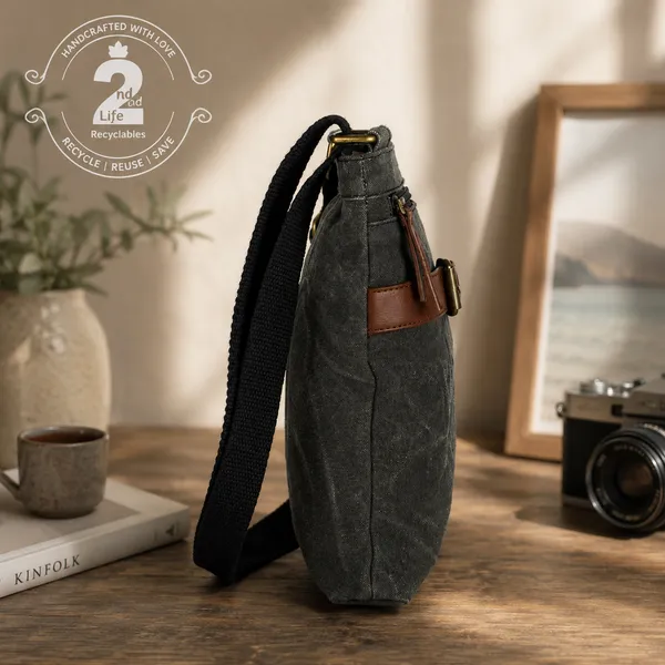 Upcycled_Canvas_Messenger_Crossbody_Bag_–_Grey